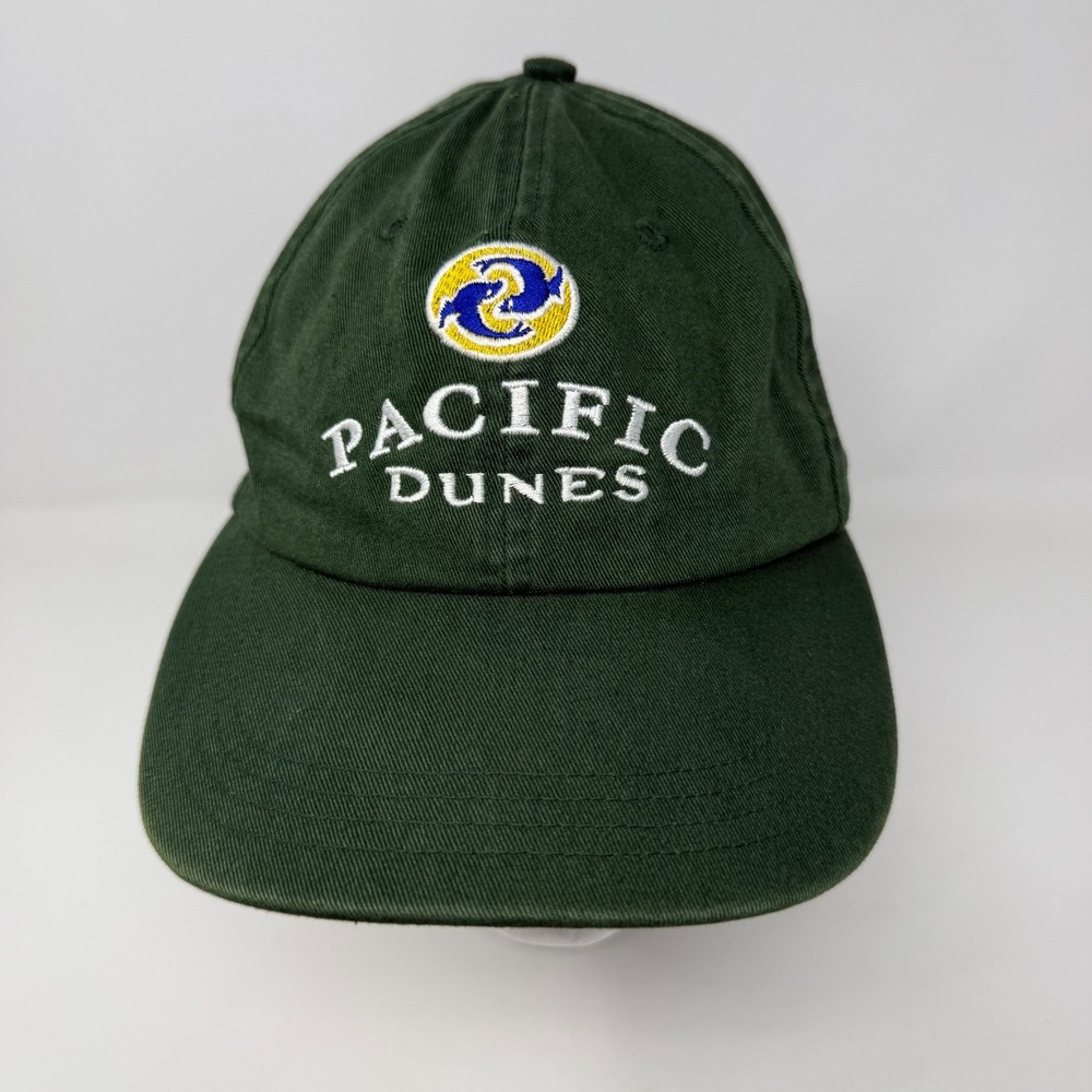 Ahead Vintage Pacific Dunes Bandon Dunes Golf Resort Hat Green Adjustable Cap